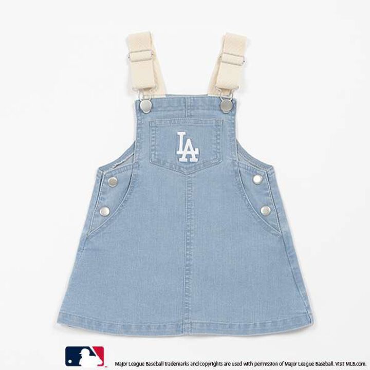 MLB Kids' Overall Skirt,Off white, medium image number 6