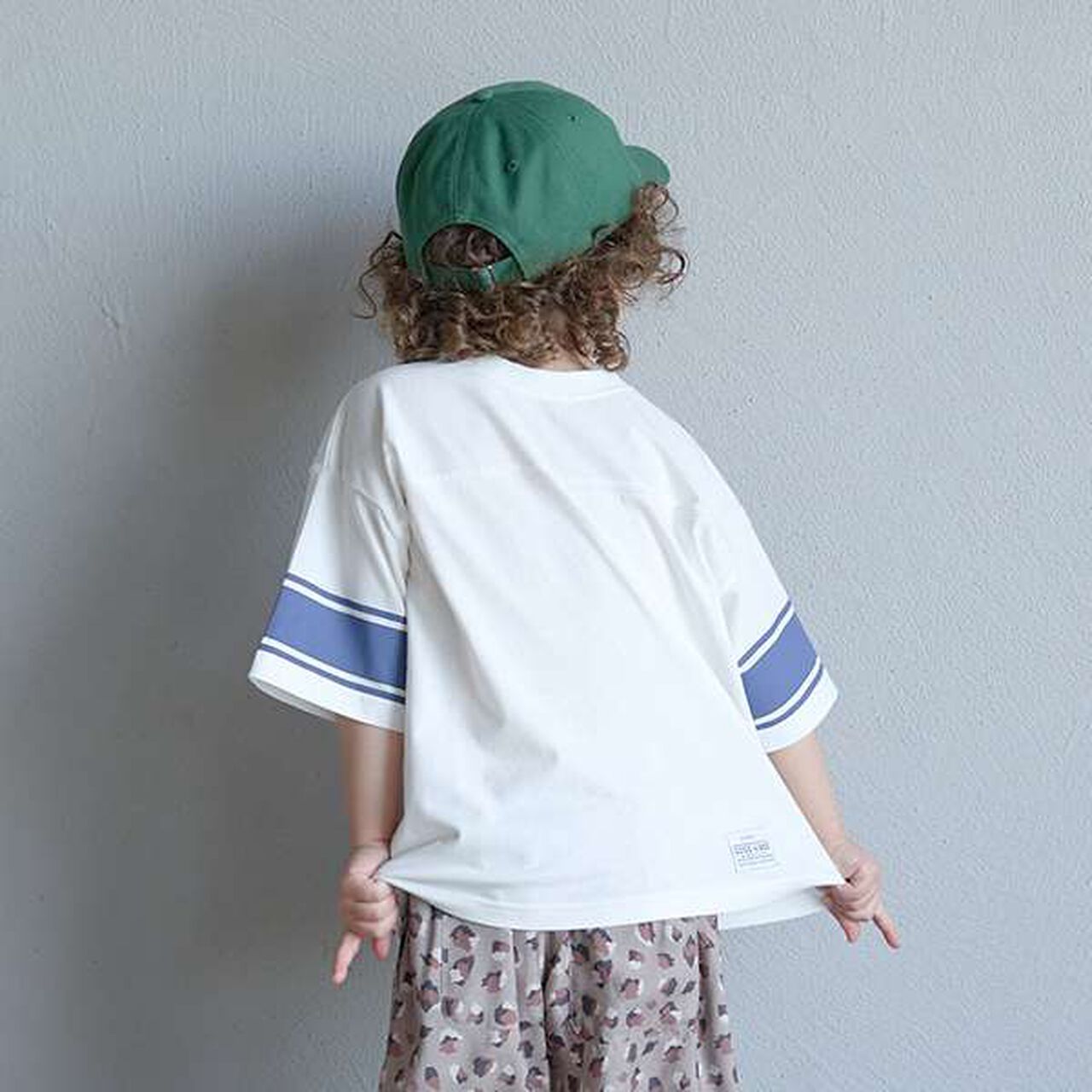 [Cool Touch] Either Way Is Fine! Sleeve Line Print Short Sleeve T-Shirt,Orange, large image number 19