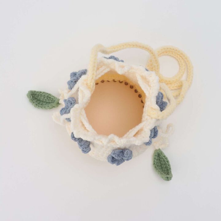 Knit Cake Small Shoulder Bag,Red, medium image number 5