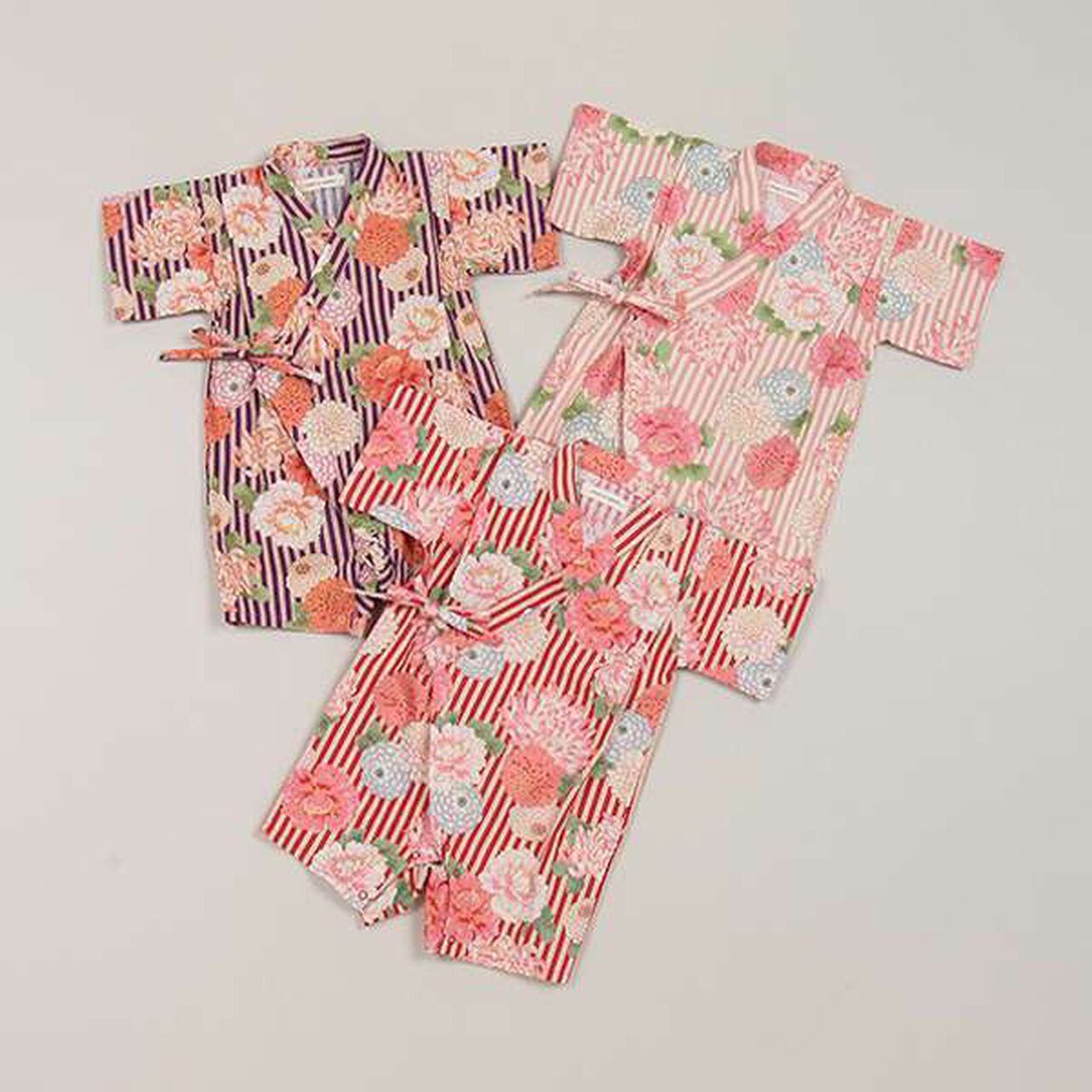 Jinbei All-in-One (Chrysanthemum Peony) [Made in Japan],Purple, large image number 10