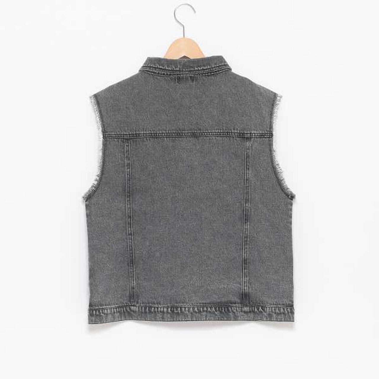 [LTXC] Denim Vest,Blue, large image number 1
