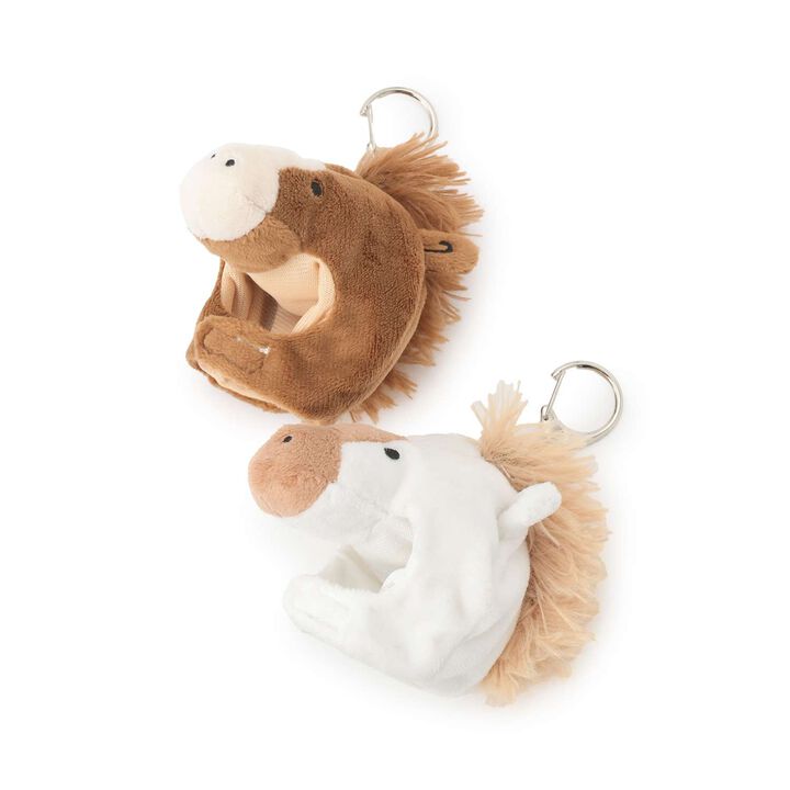 Horse Keychain,Off white, medium image number 3