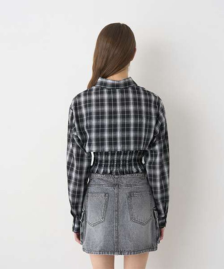 Cropped Shirt and Vest Set,Off white, medium image number 17