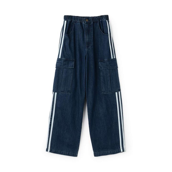 [GLSW.] Denim Line Cargo Pants,Deep blue, medium image number 11