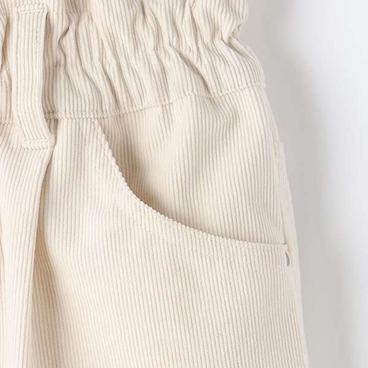 Corduroy Tapered Pants,Charcoal gray, medium image number 4