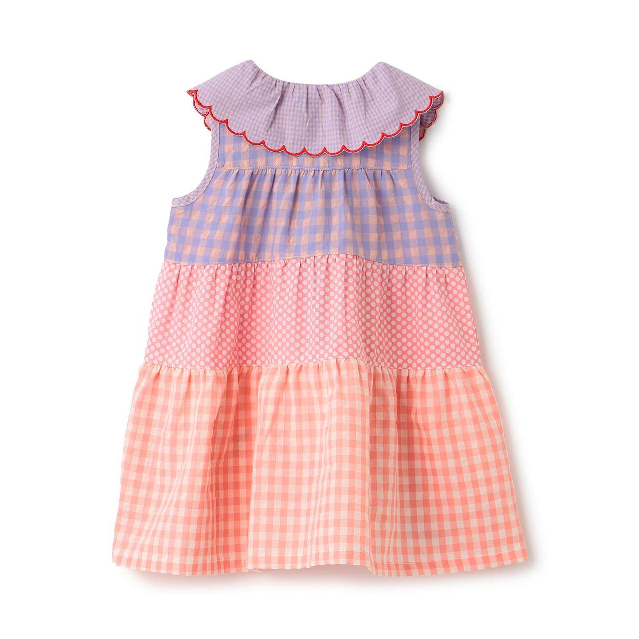 Fruit Pattern One-Piece Dress,Pink, large image number 6