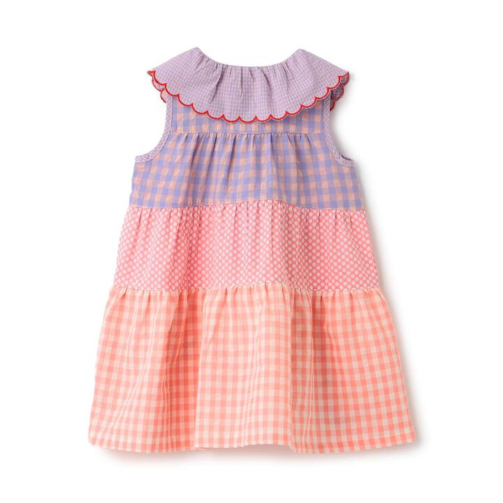 Fruit Pattern One-Piece Dress,Pink, medium image number 6