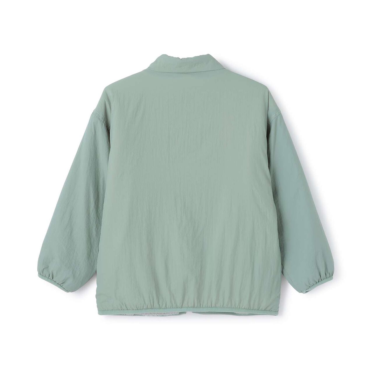 Reversible Color-Blocked Boa Outerwear,Black, large image number 6