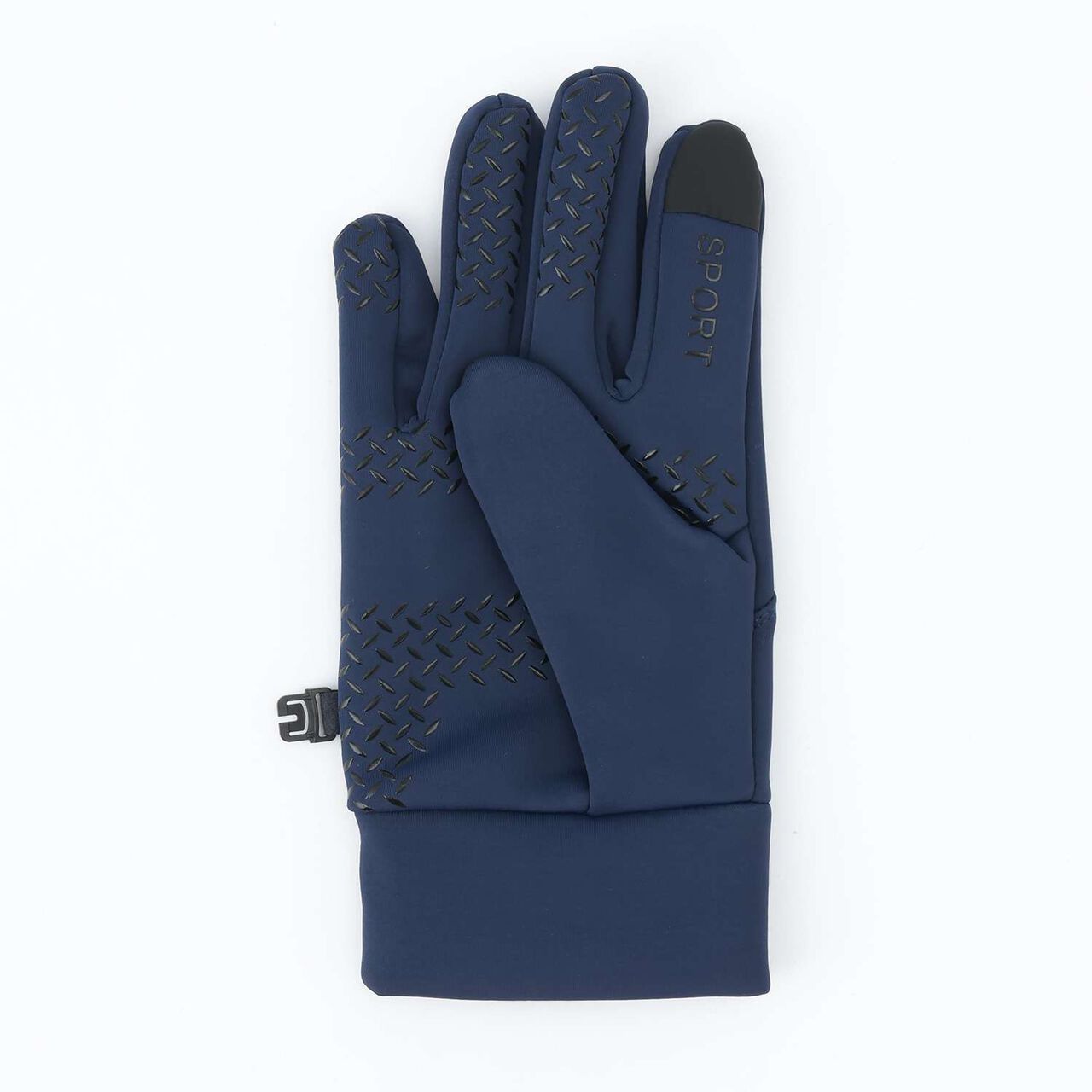 Reflective Logo Gloves,Navy, large image number 1