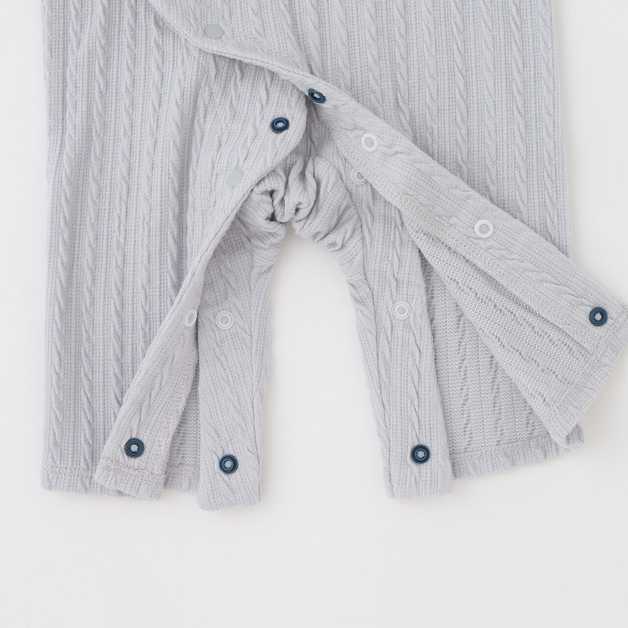 [Link] Shirred Frill Coverall,Pearl white, large image number 4