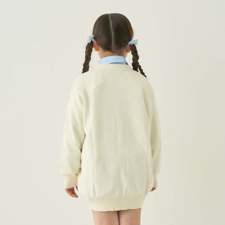 [Halloween] [Washable Knit] Oversized Cardigan,Beige, medium image number 2