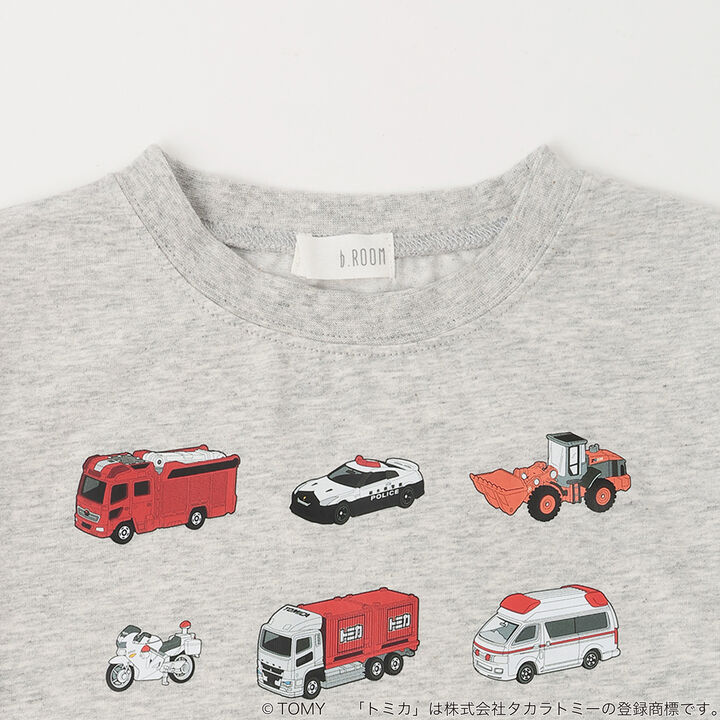 [TOMICA] Stain Resistant Quick-Dry UV Kaiteki Tenjiku Color-Blocked T-Shirt,Pearl white, medium image number 5
