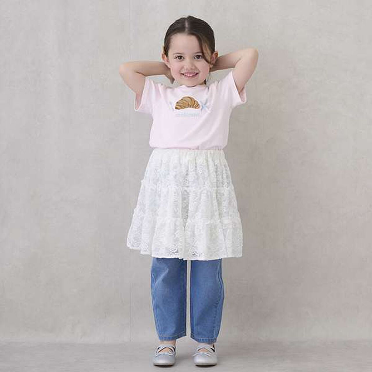 [Link] Assorted Motif T-Shirt (Kids Size),Light pink, large image number 22