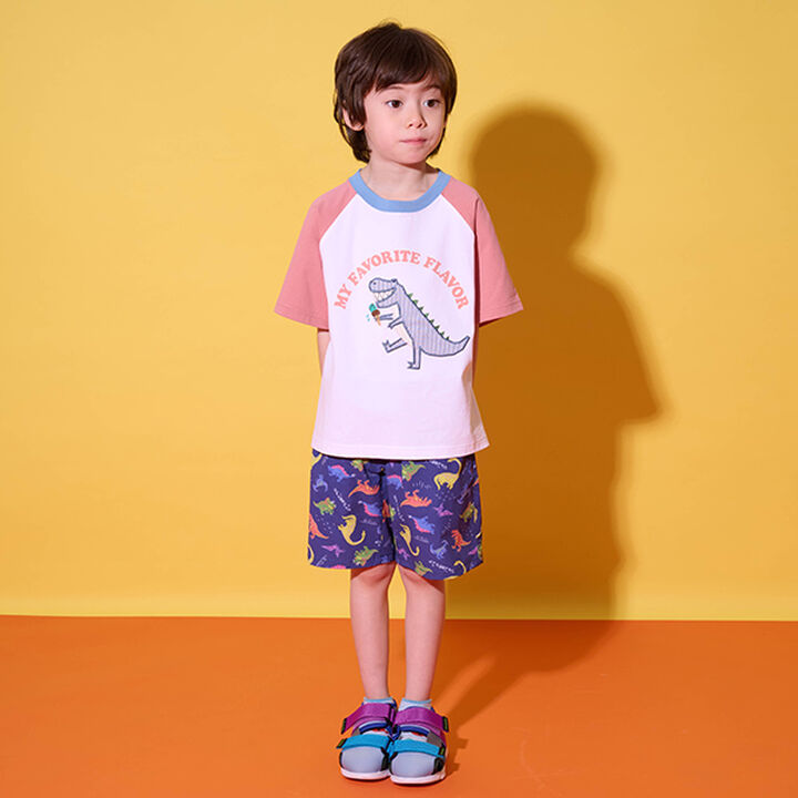 Amphibious Dinosaur All-Over Pattern 5-Shorts,Navy, medium image number 12