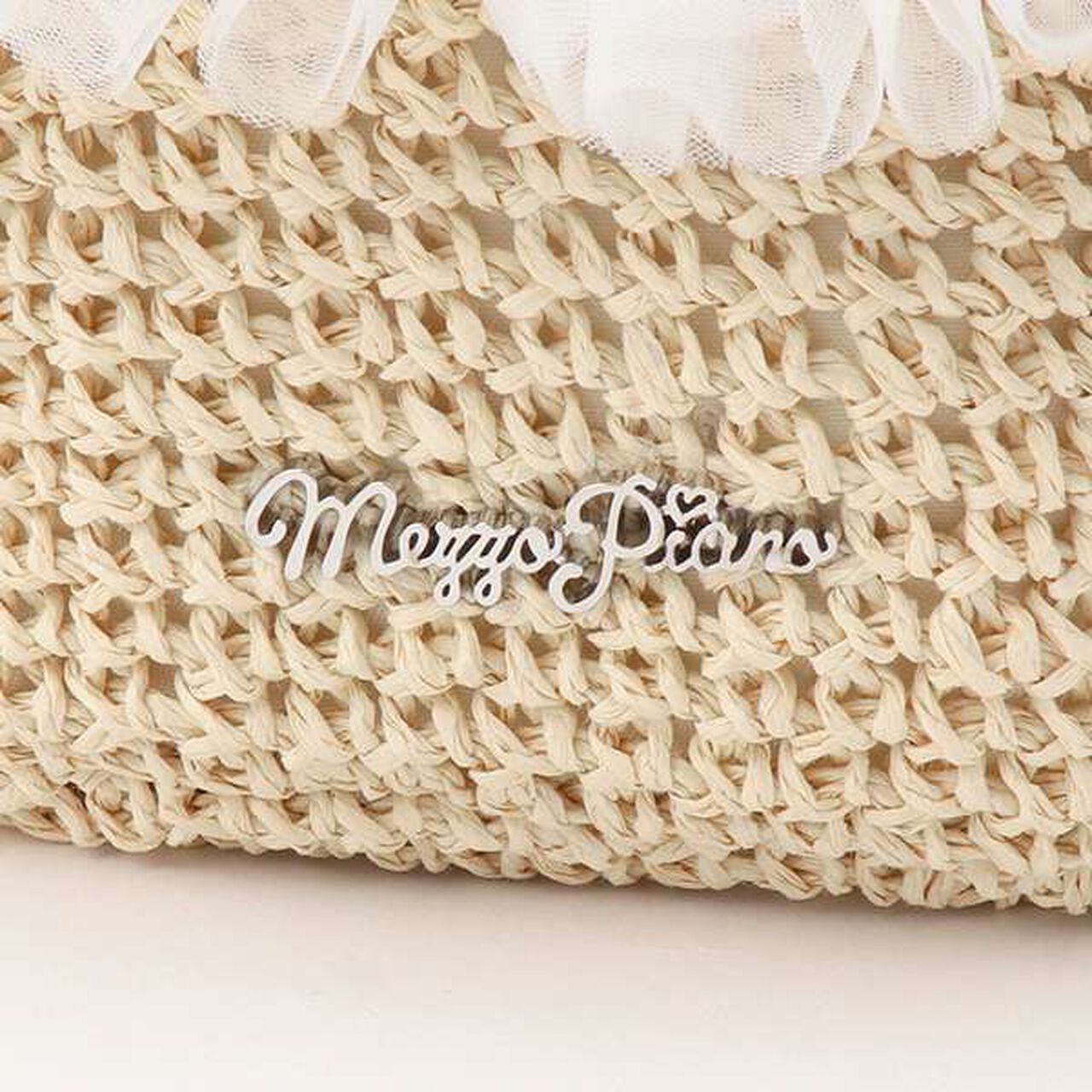 Frill Basket-Style Small Shoulder Bag,Light pink, large image number 4