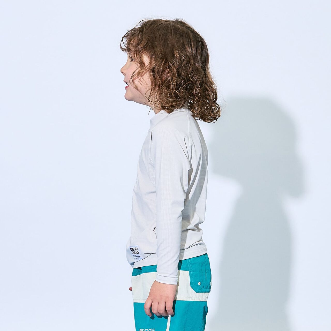 [SWIM] [UV] Full-Zip Mesh Rash Guard [Kids' Clothing] [Boys & Girls],Milky white, large image number 12