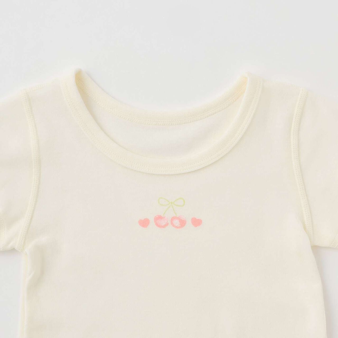 Short-Sleeve Undershirt,Pink, large image number 2