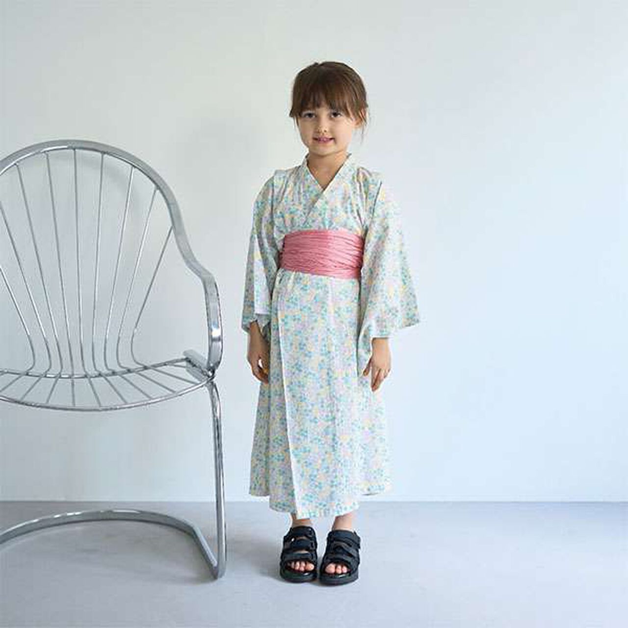 Easy-to-Wear One-Piece Yukata,Cream, large image number 27