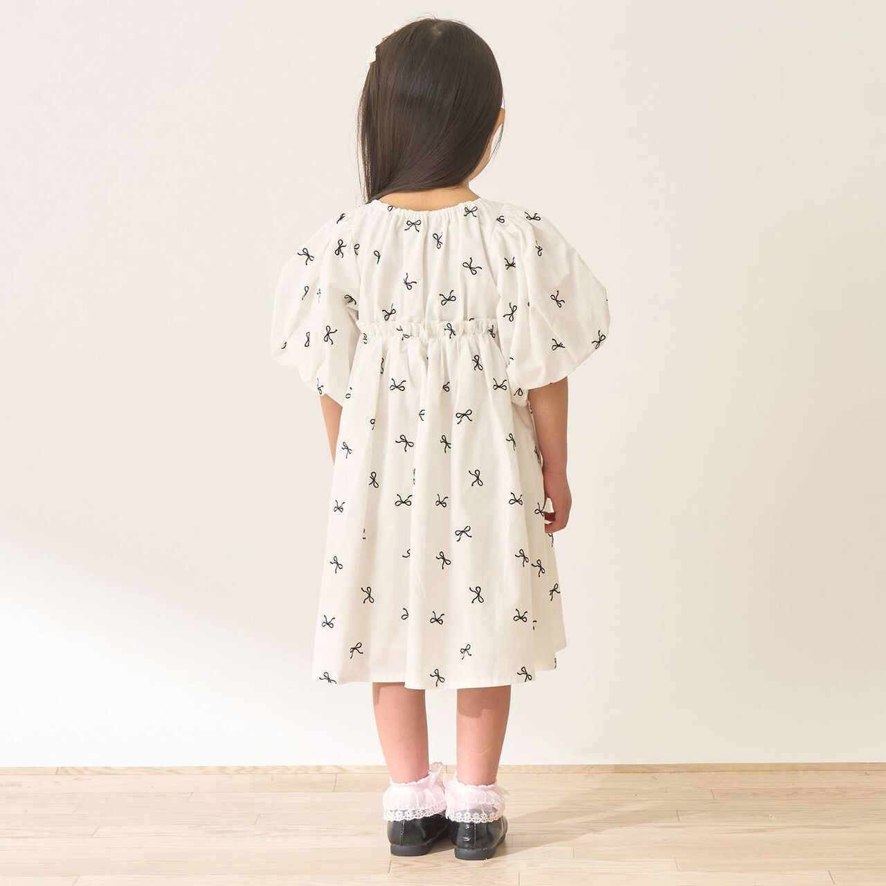 Ribbon Embroidery Fluffy One-Piece Dress [Lycee Mine Ballet Series],Pink, large image number 15