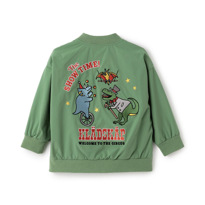 Circus Dinosaur MA-1 Bomber Jacket,Khaki, medium image number 1