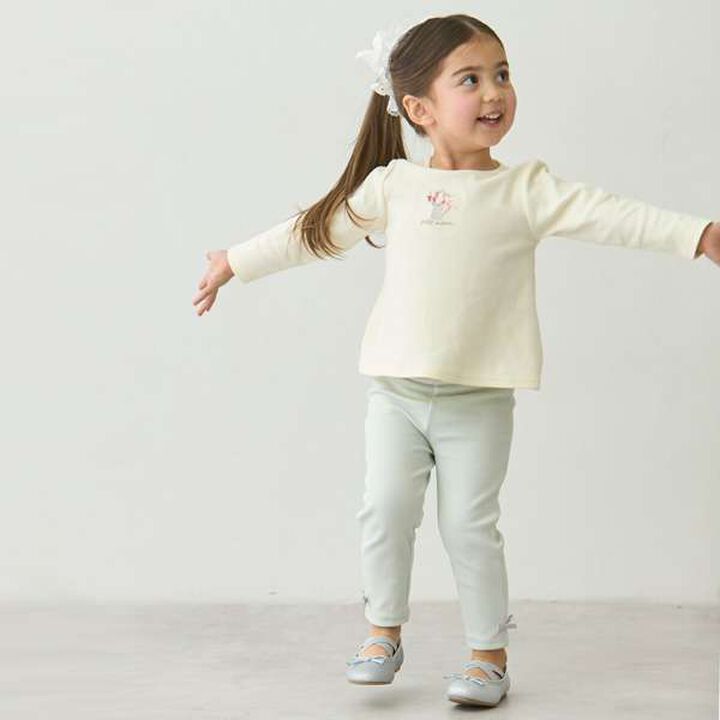 Affordable 10-Length Girls' Leggings,Light pink, medium image number 12