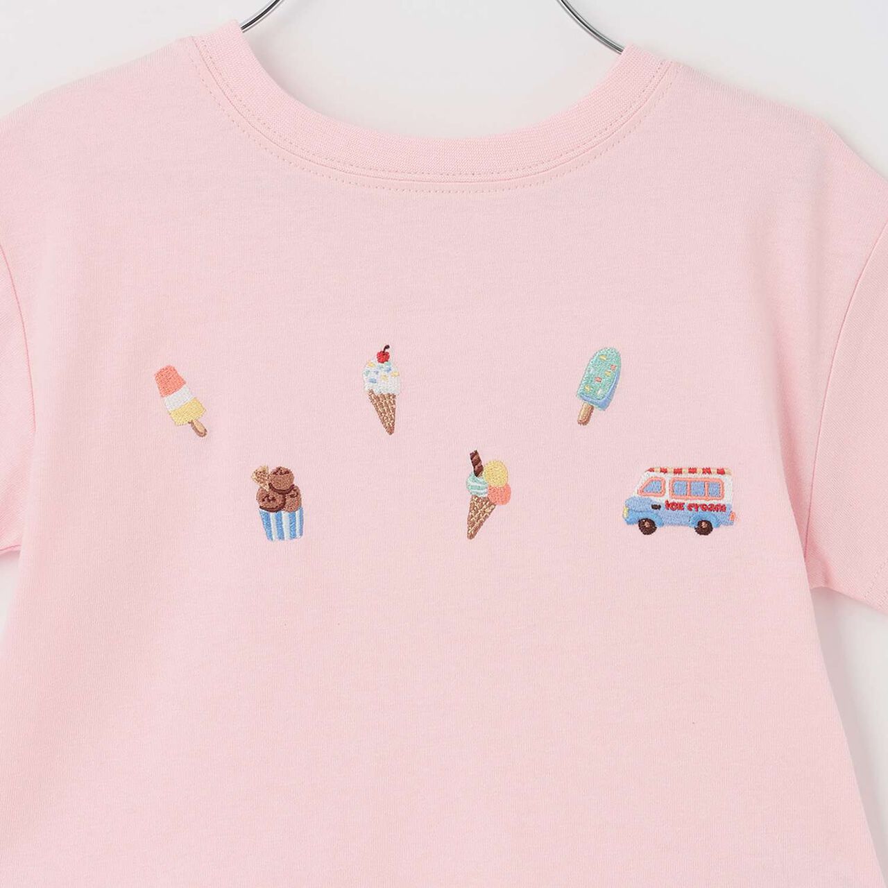 [Cool Touch] Reversible 2WAY Short Sleeve T-Shirt,Light pink, large image number 23