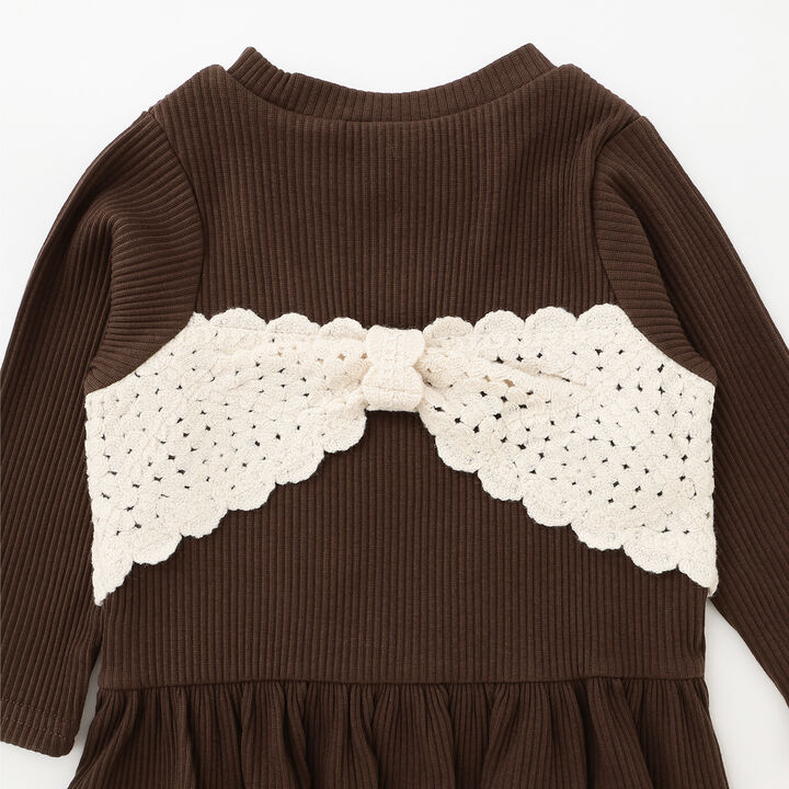 Black Crochet Docking Top,Black, medium image number 7