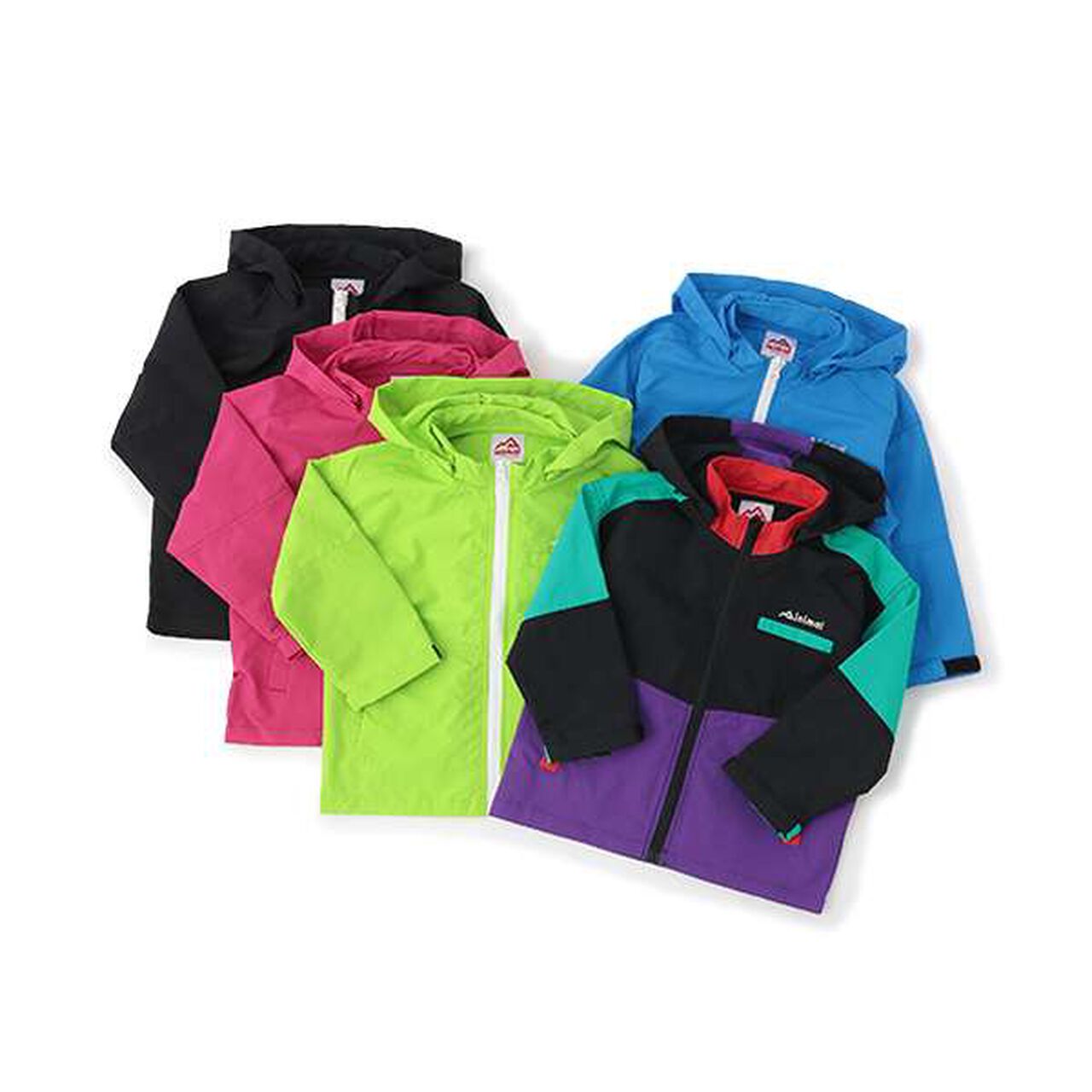 [Water-Repellent] Color-Block Mountain Parka,Magenta, large image number 3