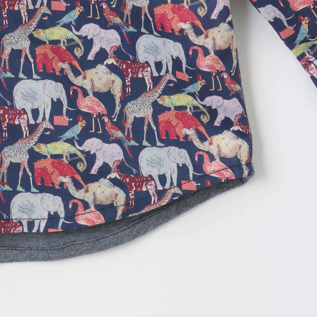 Q for the Zoo Wide Shirt,Navy, large image number 6