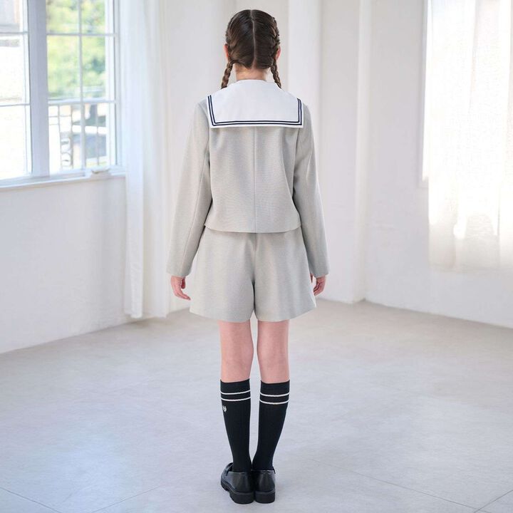 Short Jacket & Shorts Set,Light gray, medium image number 22