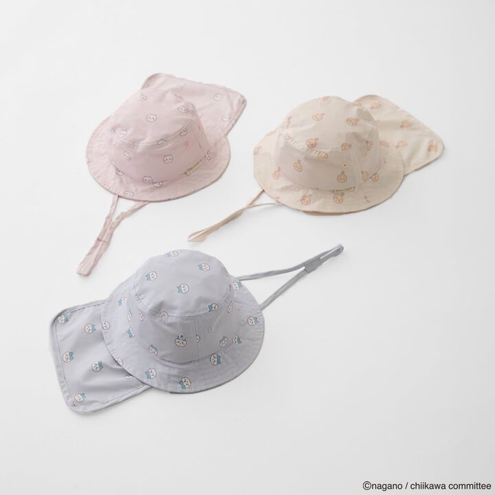 [Anime Chiikawa] All-Over Pattern Bucket Hat,Light pink, medium image number 5