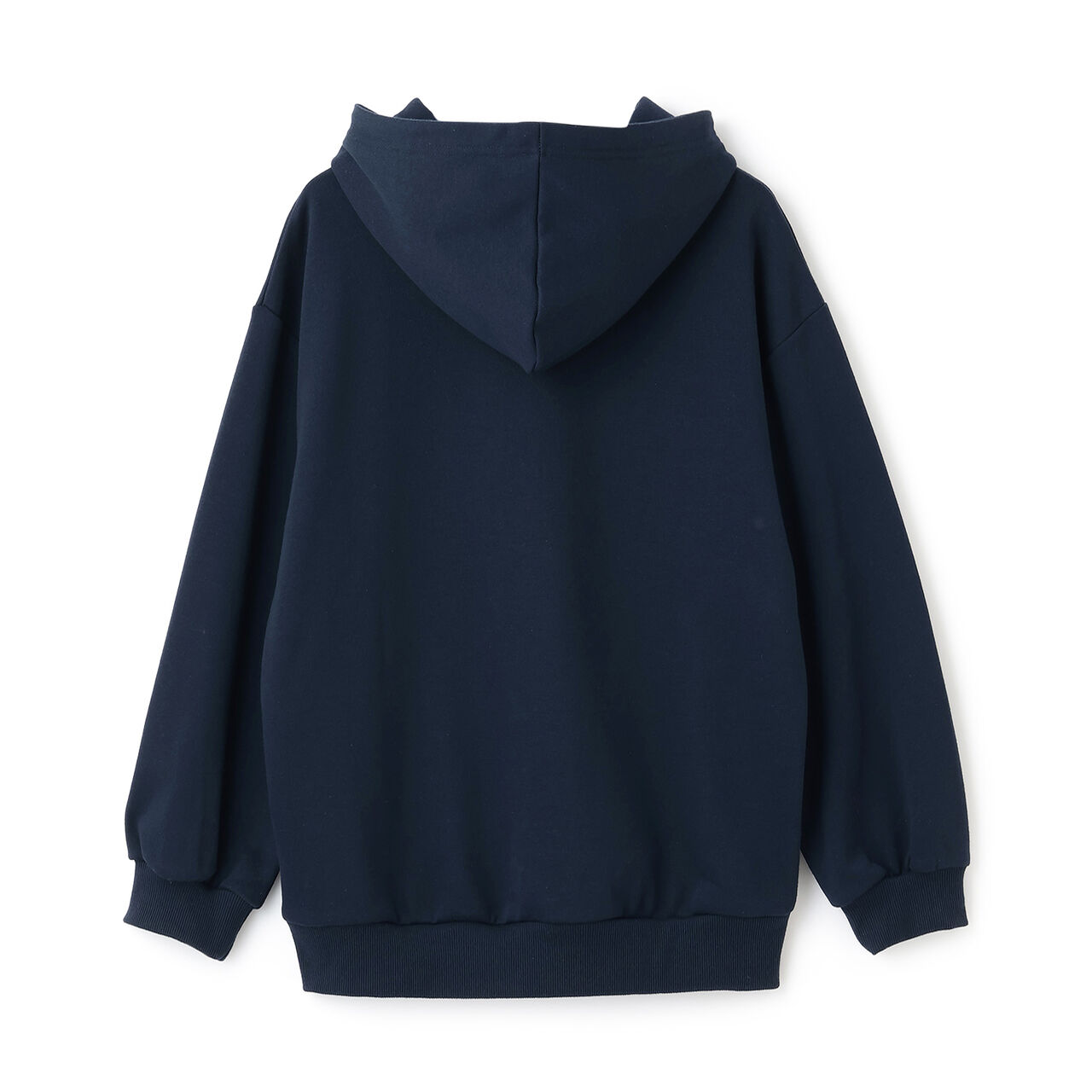 Appliqué Hoodie,Charcoal gray, large image number 9