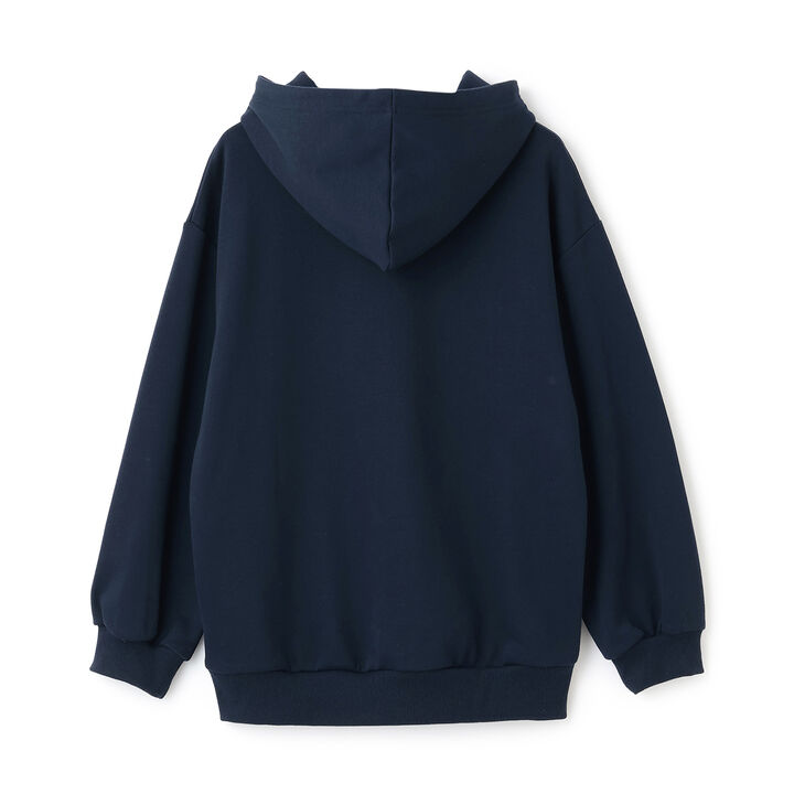 Appliqué Hoodie,Charcoal gray, medium image number 9