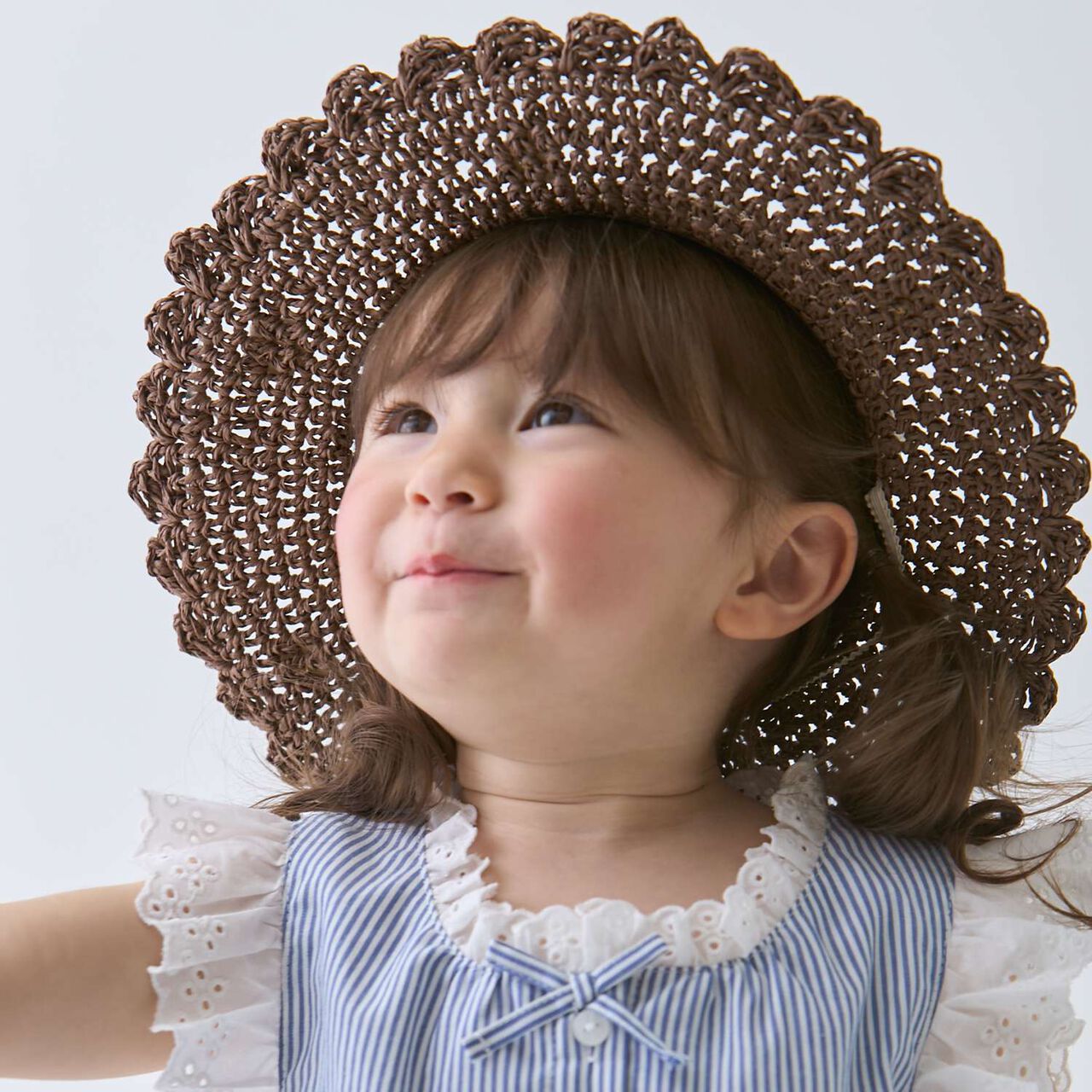 Link Flower Paper Hat,Light beige, large image number 4