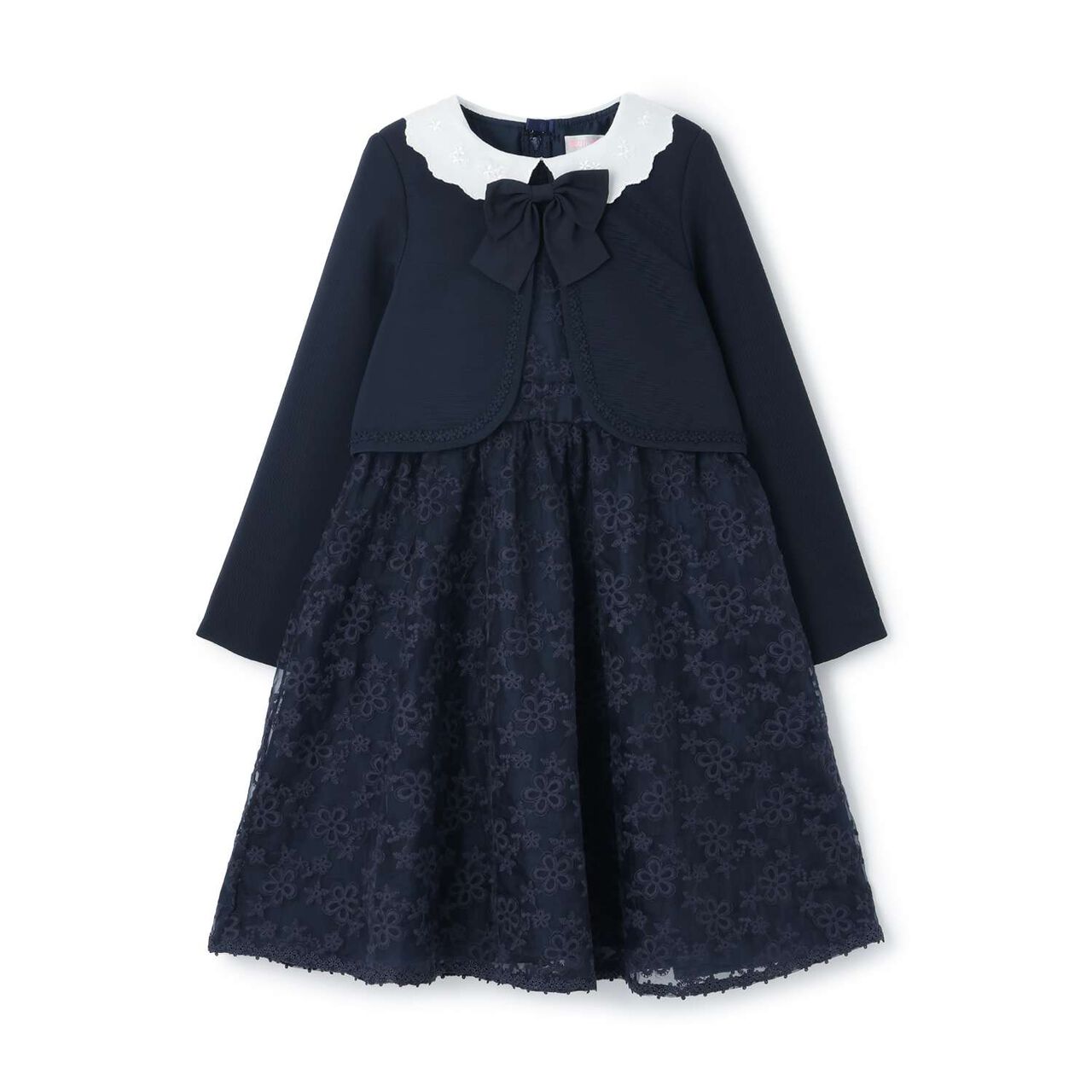 Ensemble-Style Docking Dress,Navy, large image number 0
