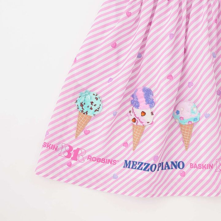 [31 Ice Cream] Docking One-Piece Dress,Red, medium image number 14