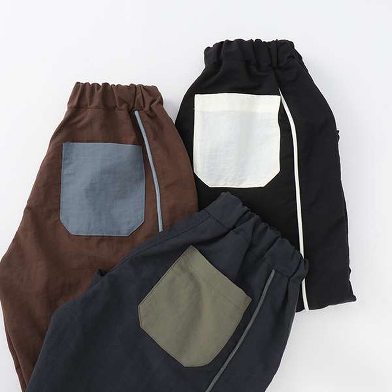 [MNCM] Side Line Wide Pants (Coordinatable Setup),Navy, large image number 11