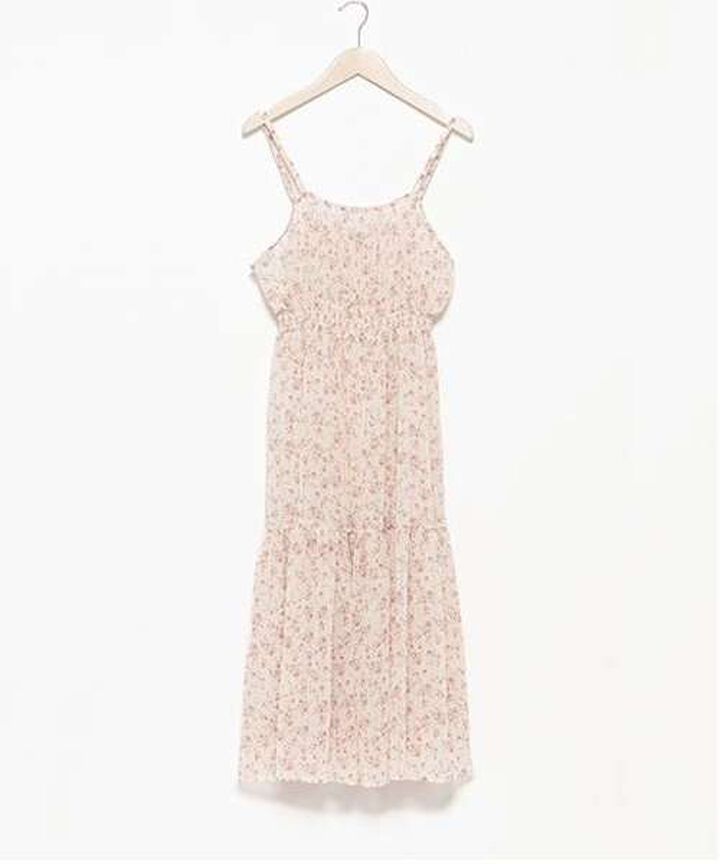 Sheer One-Piece Dress,Off white, medium image number 3