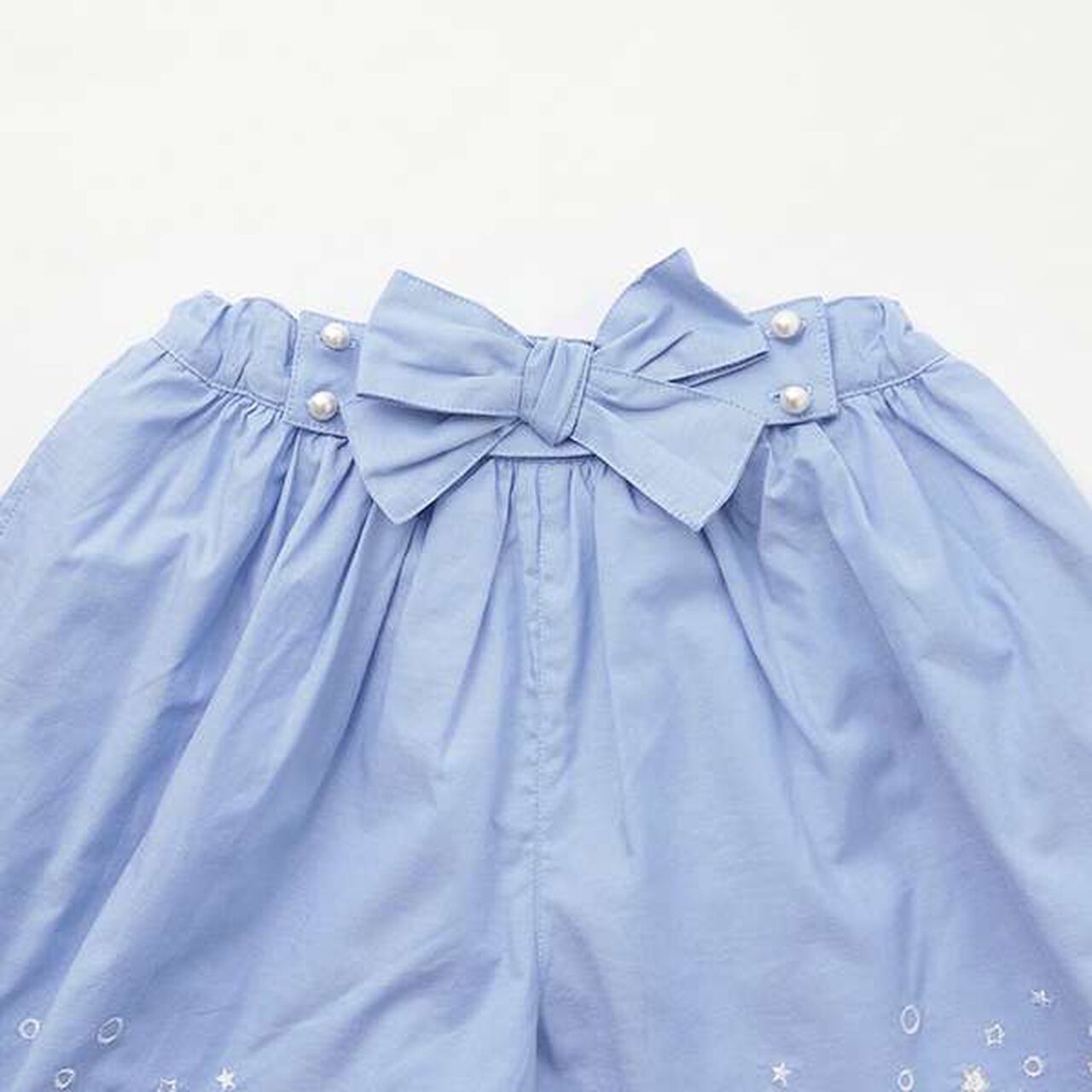 [Restock] Shell Scallop Embroidery Culotte Skirt,Lavender, large image number 2