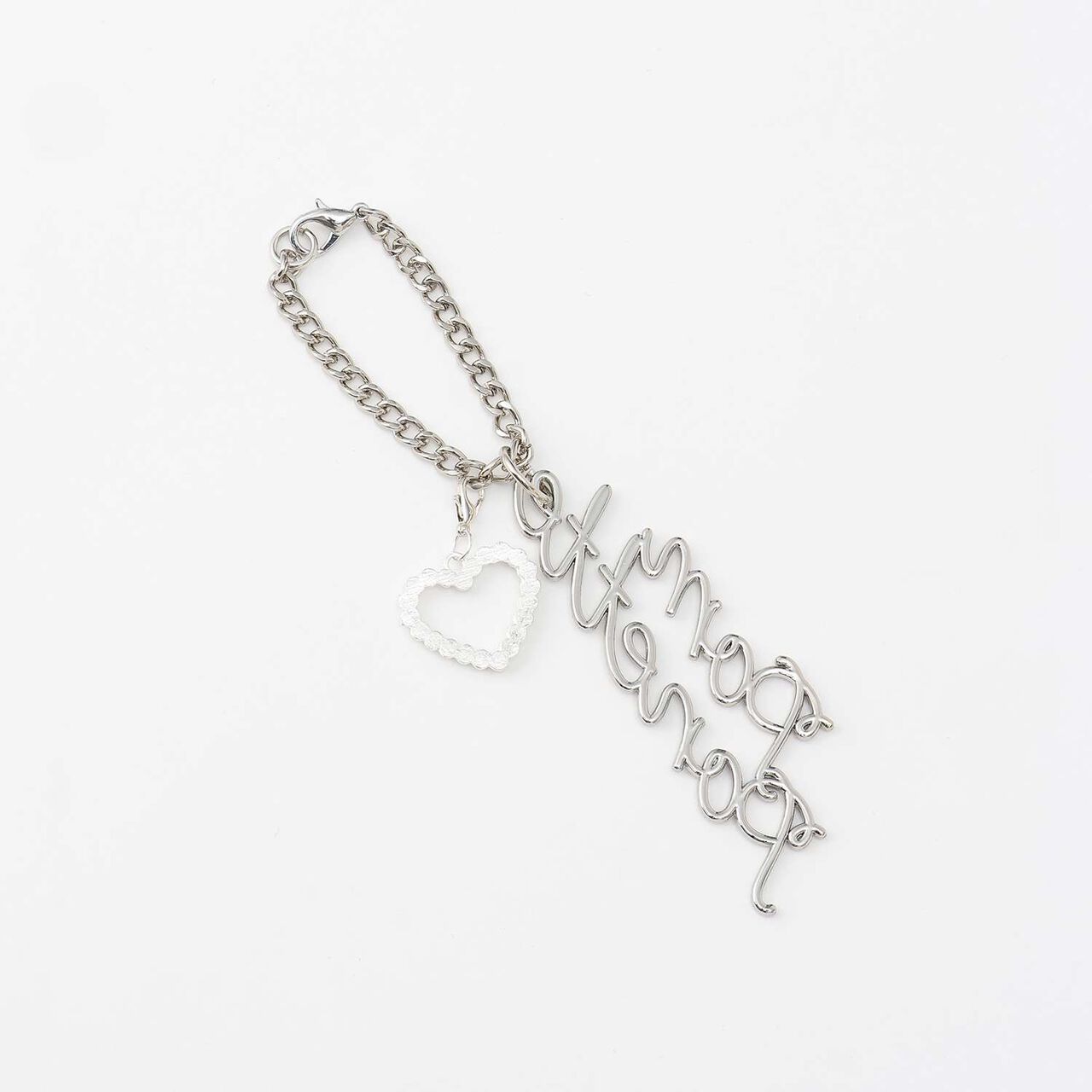 Boa Shoulder Bag with Charm,Ivory, large image number 7