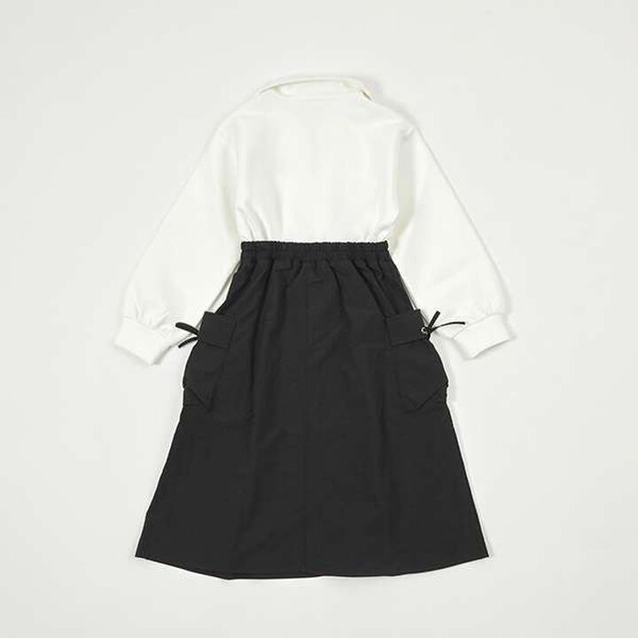 Troislapins Half-Zip Docking Cargo One-Piece Dress (140-160),Beige, medium image number 1