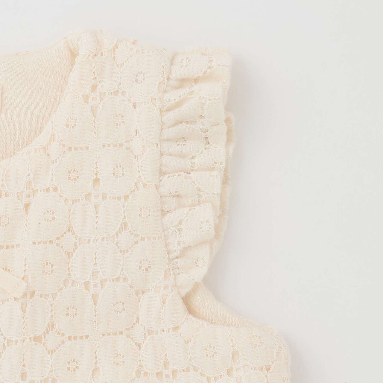 Irish Vest [Organic] [Made in Japan],Pearl white, large image number 3