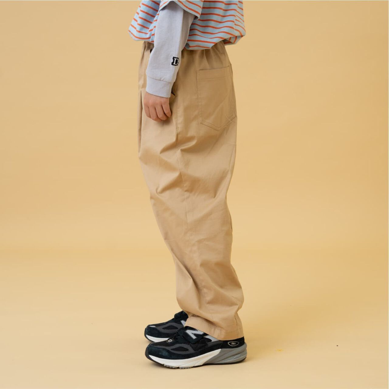Stretch Tuck Balloon Pants,Light khaki, large image number 1