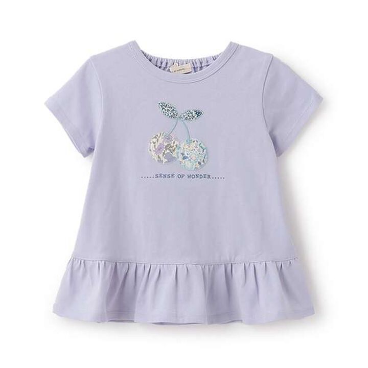 Liberty Cherry Appliqu&eacute; T-Shirt,Pearl white, medium image number 13