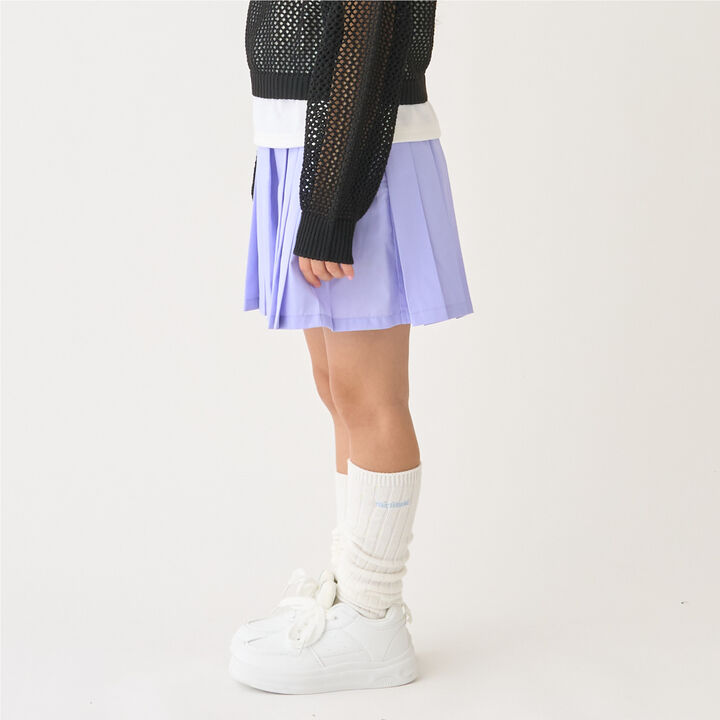 Pleated Skirt-Pants,Black, medium image number 4