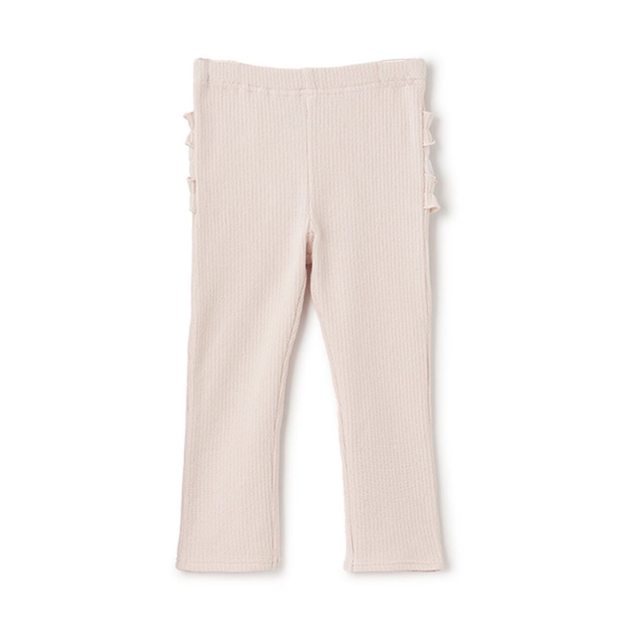 Back Frill Leggings,Pearl white, large image number 13