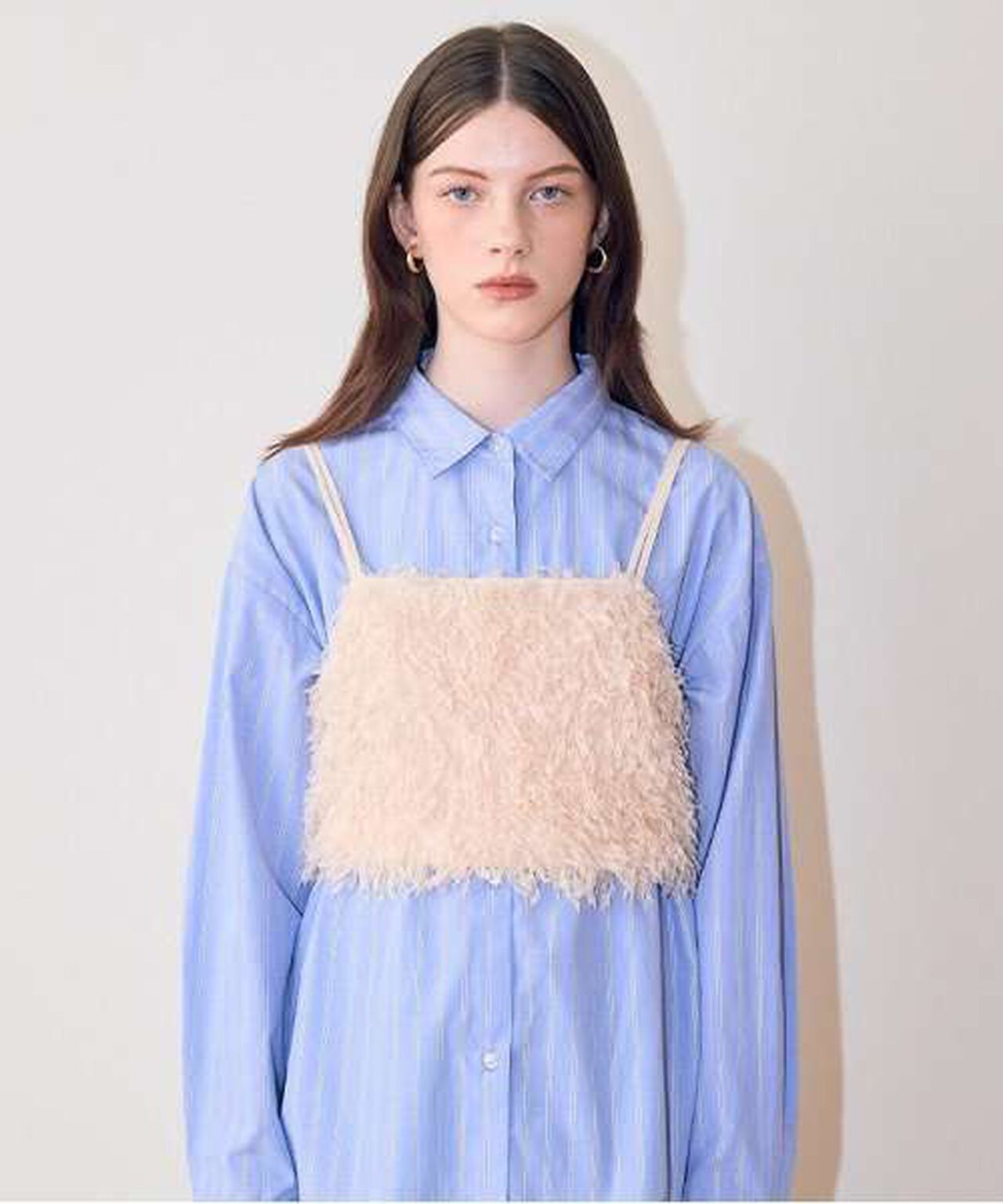 Feather Vest,Blue gray, large image number 15