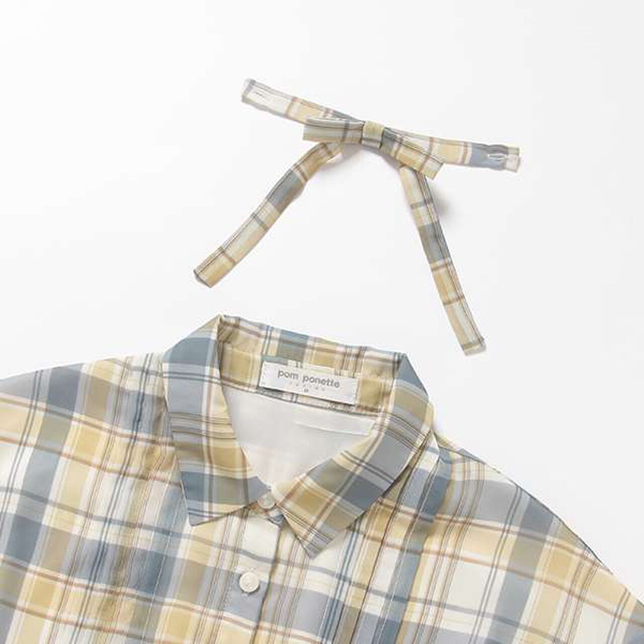 Collared Pleated One-Piece Dress,Black, large image number 11