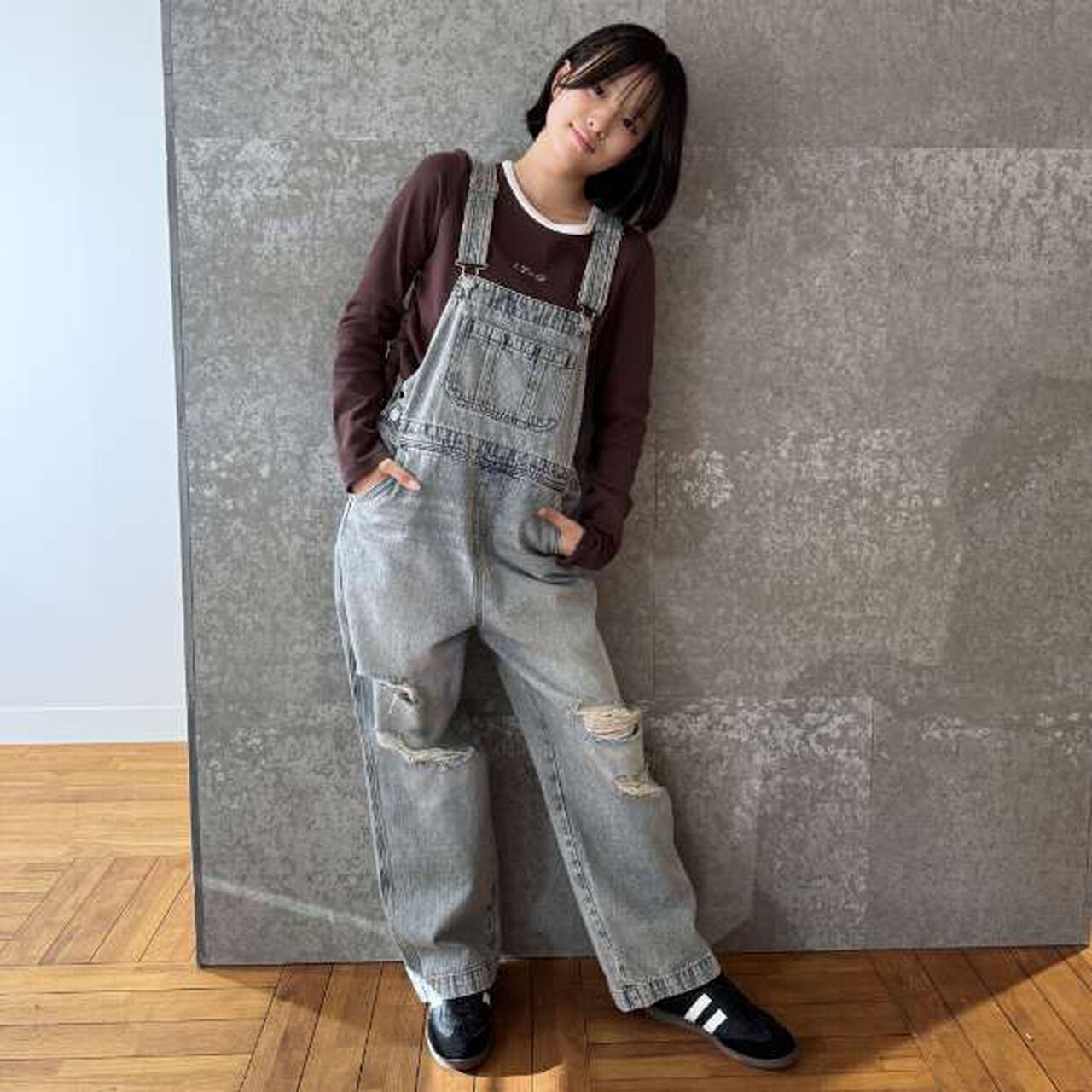 Basic Denim Overalls,Sax blue, large image number 4