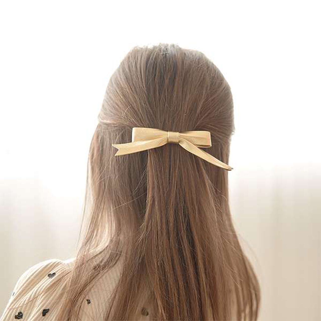 Big Bow Hair Clip,Silver, large image number 7